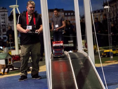 Oplev den store RC Trucks bane til transportmessen